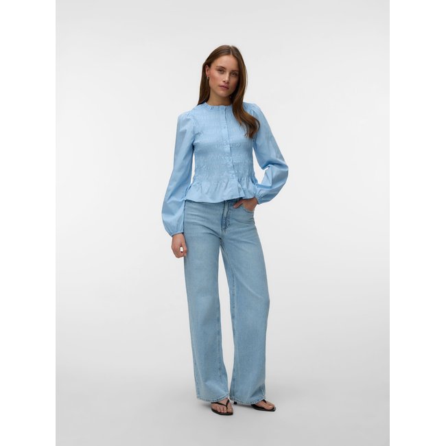 Blouse VMFRIBA Tops cashmere blue <span itemprop=