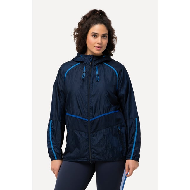 Veste technique déperlante marine <span itemprop=