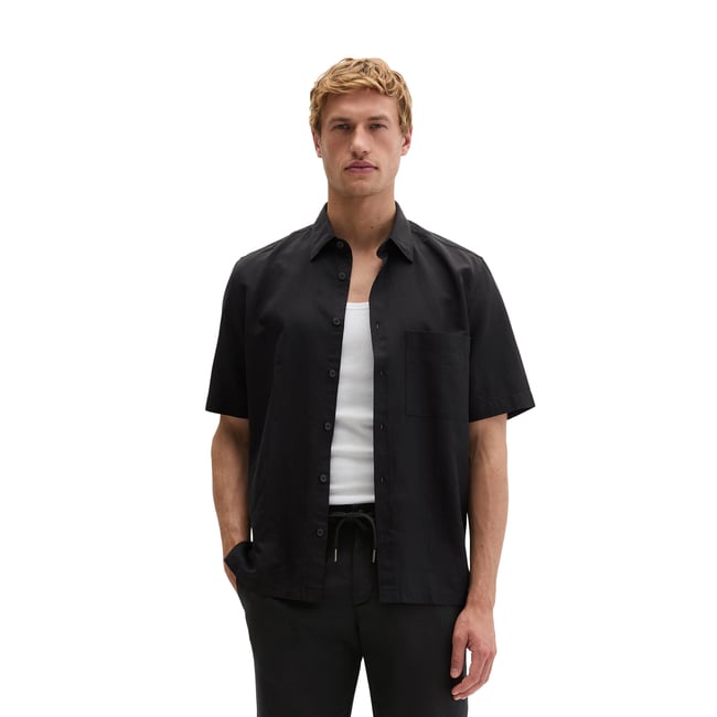 Chemise à manches courtes regular en doux TENCEL™ Lyocell - Mix - MARC O'POLO