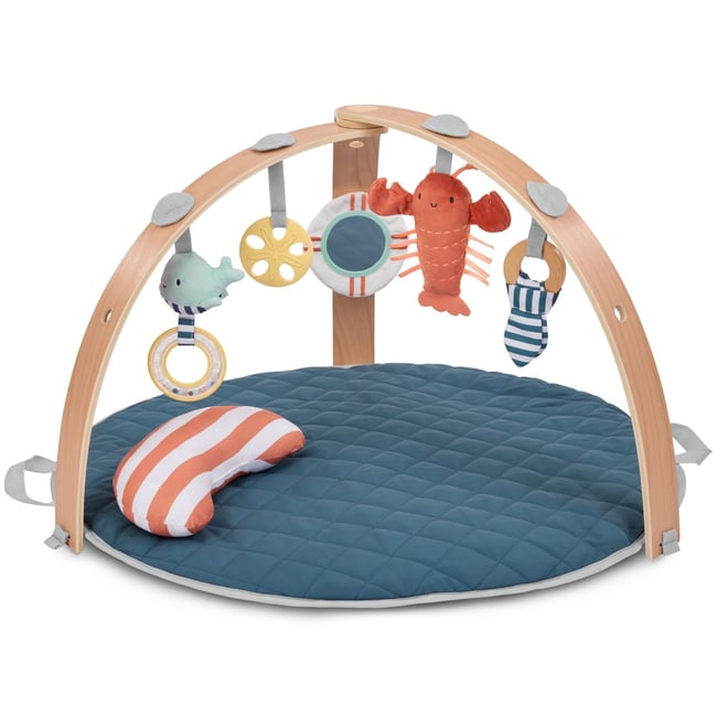 Tapis d'éveil réversible Cozy Spot avec arche en bois multicolore <span itemprop=