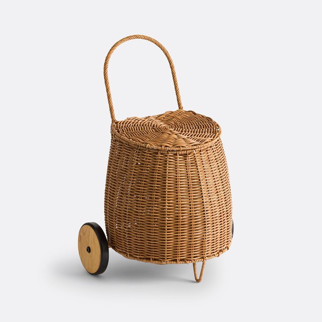 Chariot enfant à roulettes, Naya naturel <span itemprop=