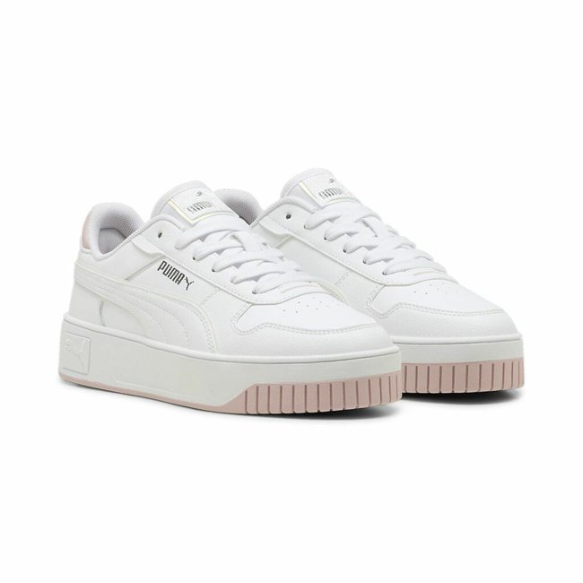 Zapatillas de piel Carina Street Holo 2.0 blanco/malva <span itemprop=