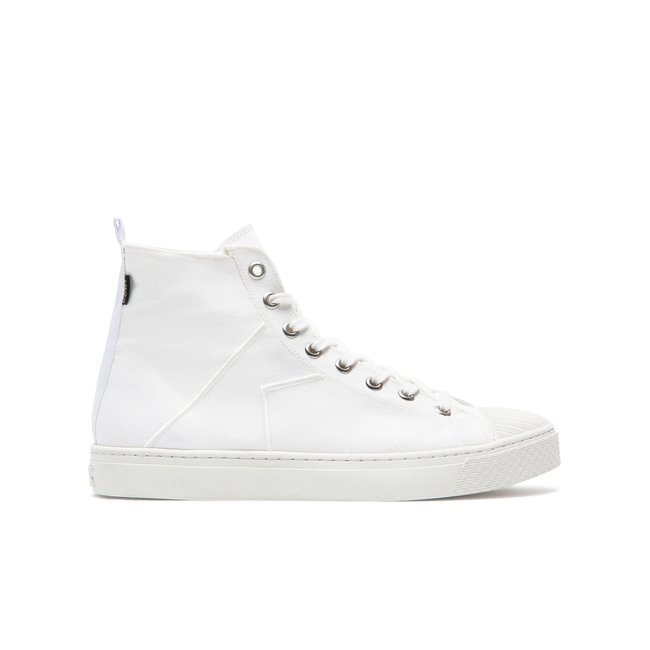 Baskets textile BACKSTAGE H VEG blanc <span itemprop=