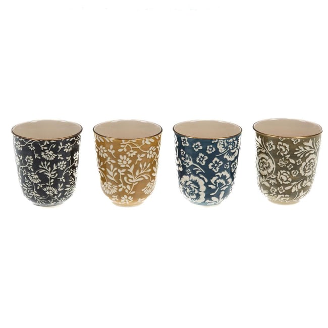 Coffret 4 expresso Capucine Couleur multicolore <span itemprop=