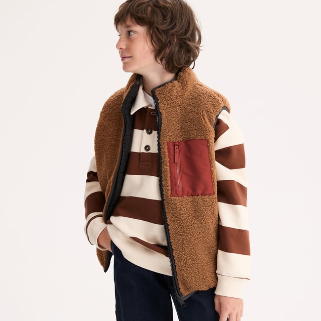 Colete reversível em sherpa - LA REDOUTE COLLECTIONS