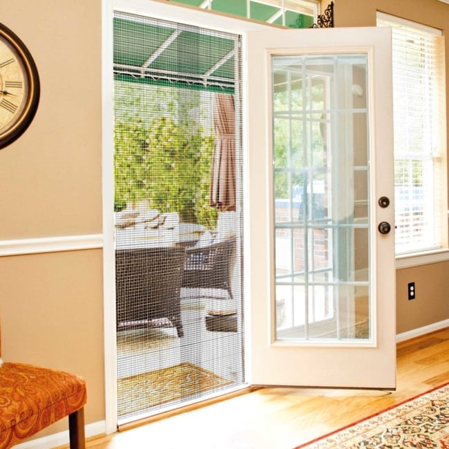 Moustiquaire Découpable Pour Portes Et Fenêtres Couleur blanc <span itemprop=