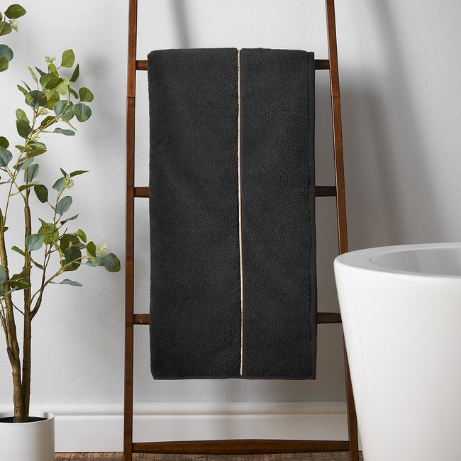 Zero Twist Satin Stitch Cotton Bath Sheet - BIANCA FINE LINENS