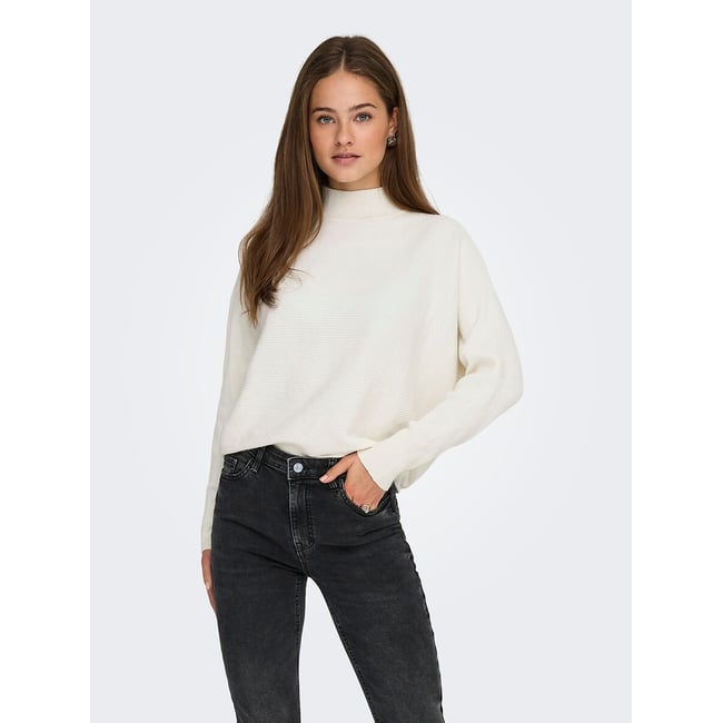 Jersey de manga larga con cuello vuelto - JDY