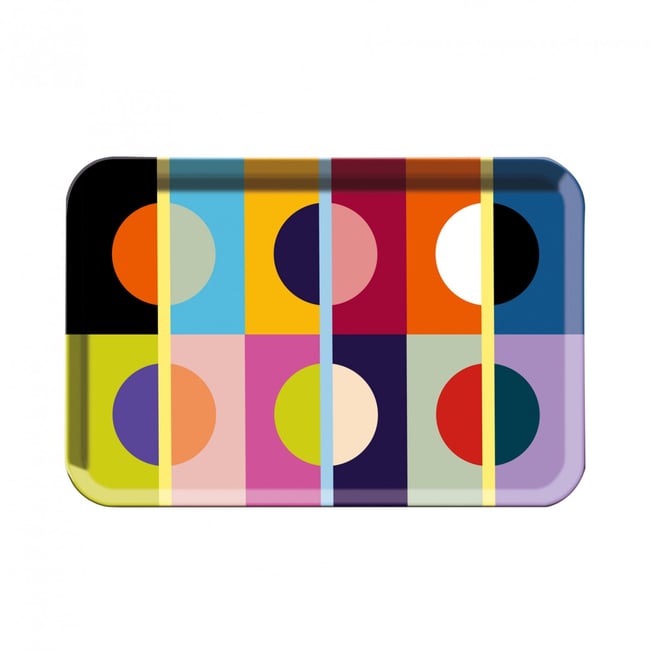 Plateau Orb 33 x 22 cm Couleur multicolore <span itemprop=