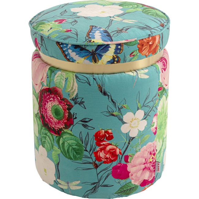 Tabouret Flower Fever pink Ø39cm - KARE DESIGN