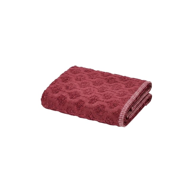 Serviette invitée Néroli - Éponge jacquard ciselée - TRADITION DES VOSGES