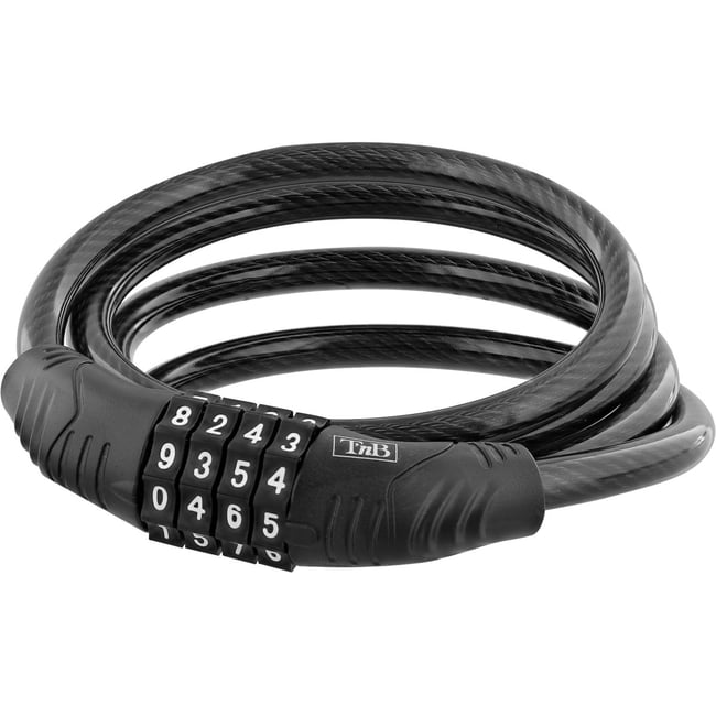 Antivol cable à code - noir noir <span itemprop=