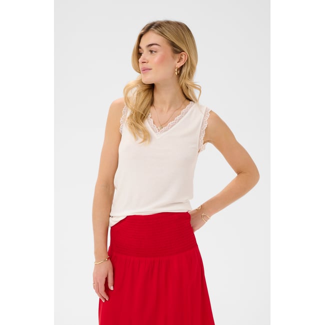 Jersey sans-manches - CREAM