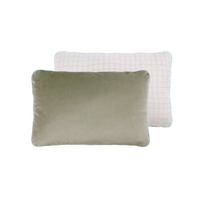 Coussin rectangulaire double-face Eco-velours VIBES - NOBODINOZ