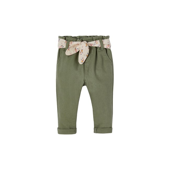 Pantalon paperbag avec ceinture - VERTBAUDET