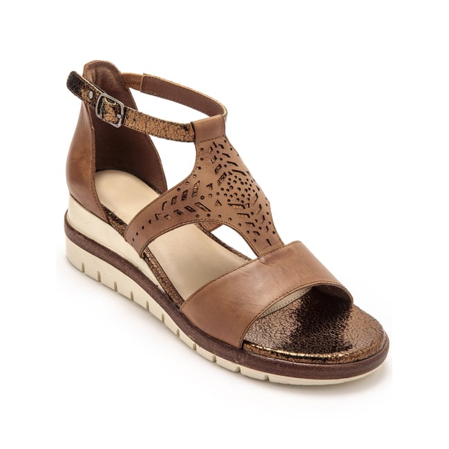 Sandales fantaisie en cuir - PEDICONFORT
