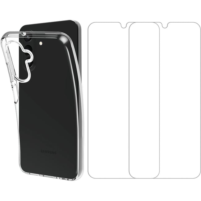 Pack Samsung A17 coque + 2 verre trempé - ESSENTIEL B