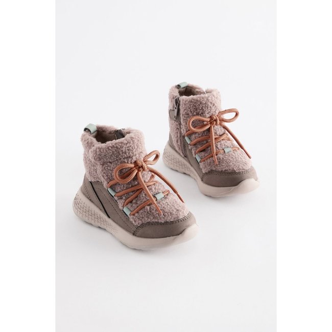 Bottes de neige hydrofuges borg gris <span itemprop=