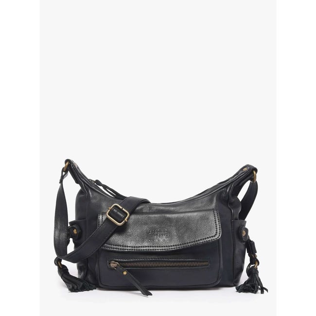 Sac bandoulière Cow cuir - BASILIC PEPPER
