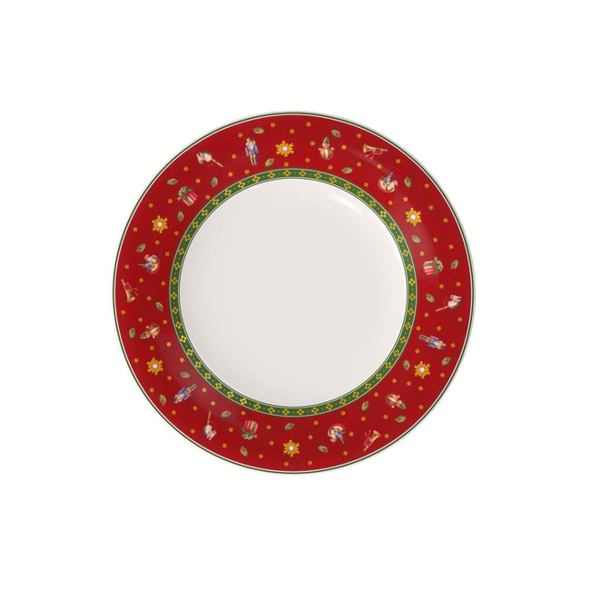 Assiette Plate TOY'S DELIGHT Couleur rouge <span itemprop=
