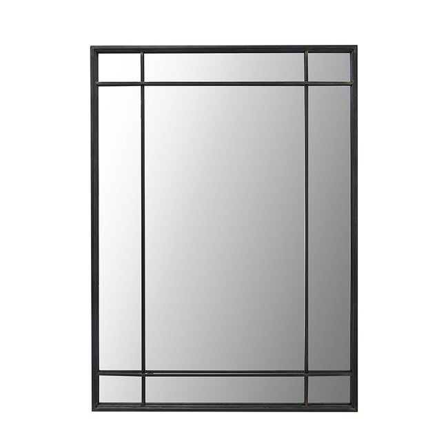 110cm Antique Bronze Metal Rectangular Wall Mirror, bronze, ÉDITÉ