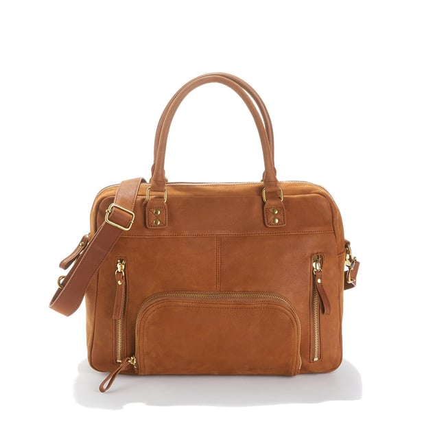 Sac à main zippé multipoche en cuir MACY - NAT & NIN