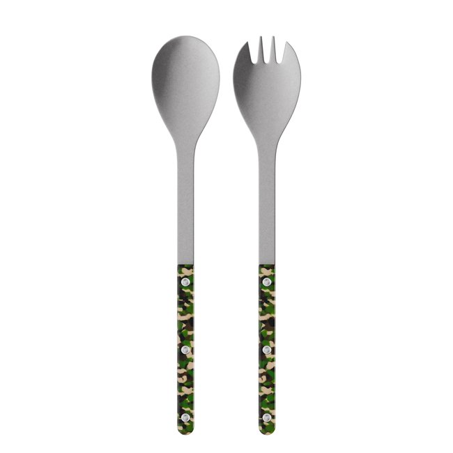 Couverts à salade, Bistrot Vintage Camouflage - SABRE