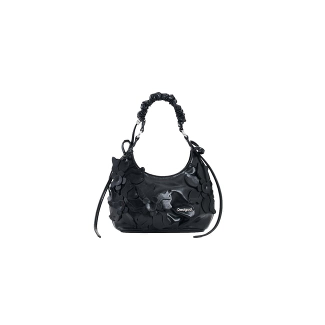 Petit sac effet cuir noir <span itemprop=