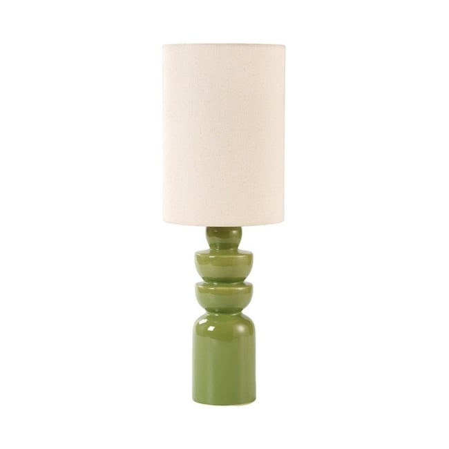 Lampe à poser Intense en céramique vert matcha Couleur vert <span itemprop=