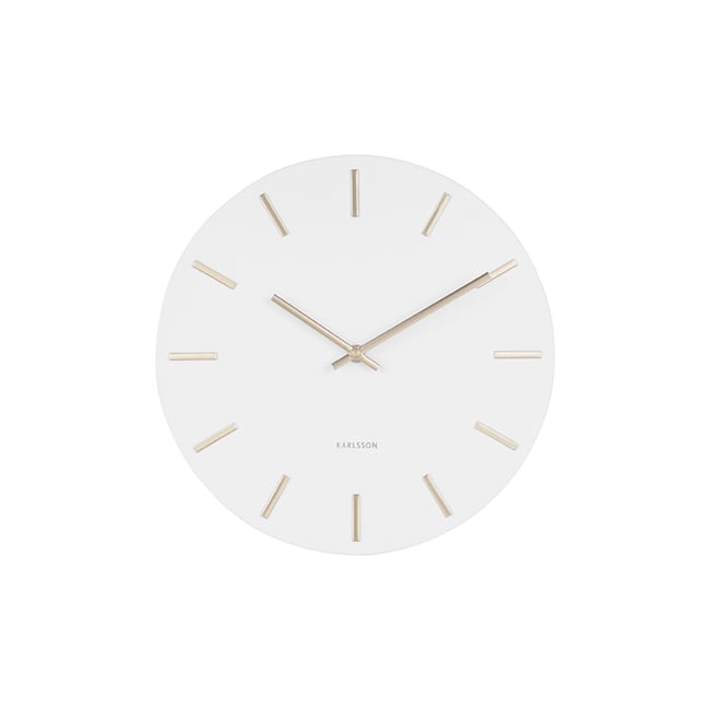 Horloge Murale Acier CHARM - KARLSSON