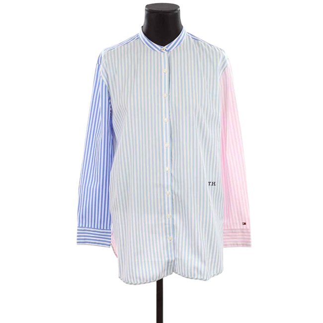 Chemise en coton - Très Bon État bleu <span itemprop=