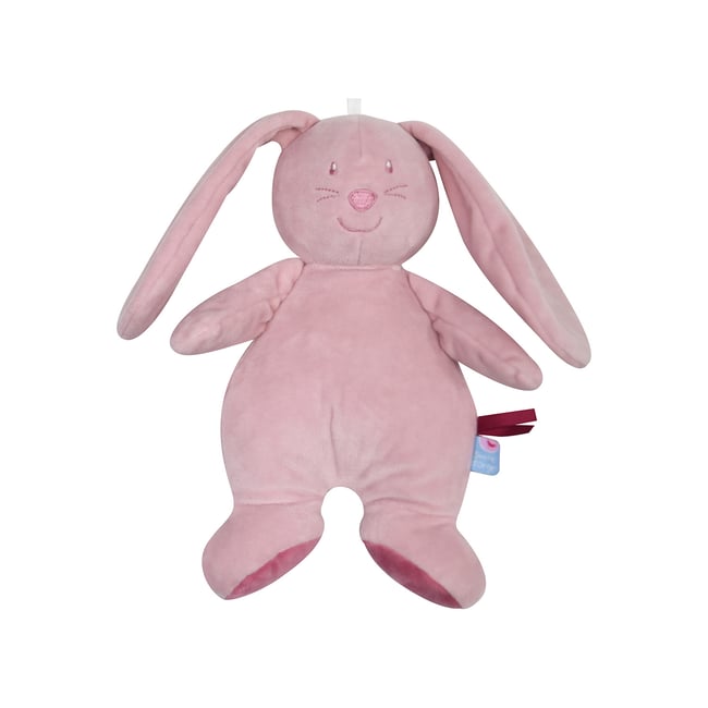 Doudou lapin placide sucre d'orge violet <span itemprop=