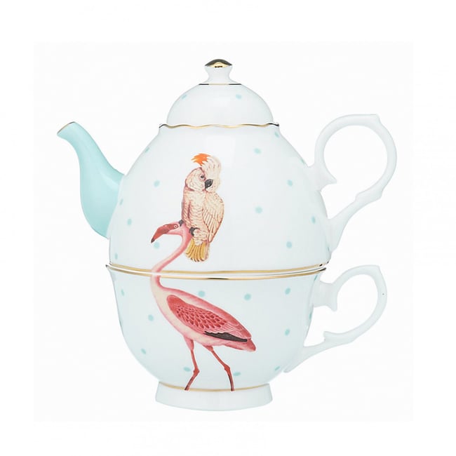 Théière Flamant Rose 36 cl Couleur v019845 <span itemprop=