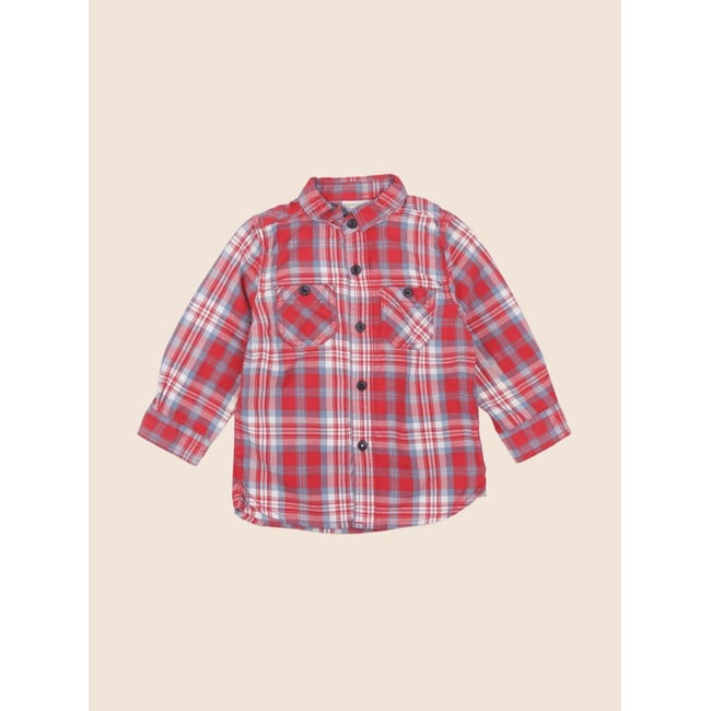 Chemise - Très bon état rouge <span itemprop=