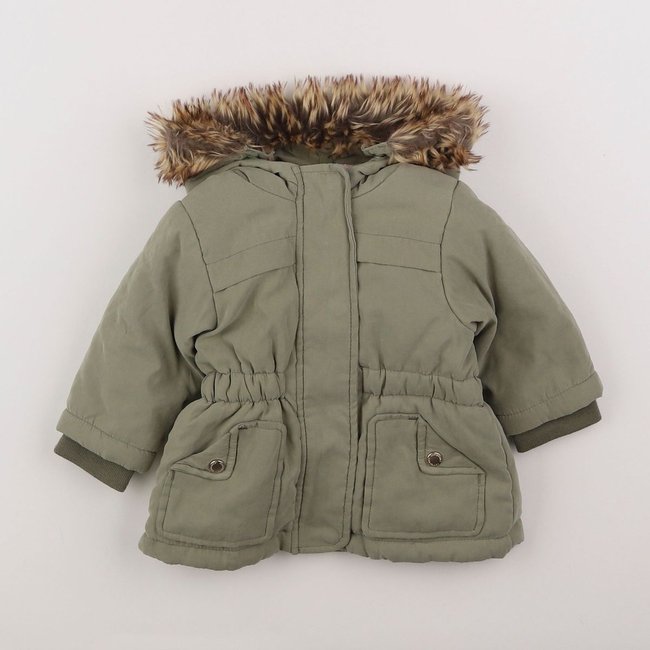 Manteau - Très bon état vert <span itemprop=
