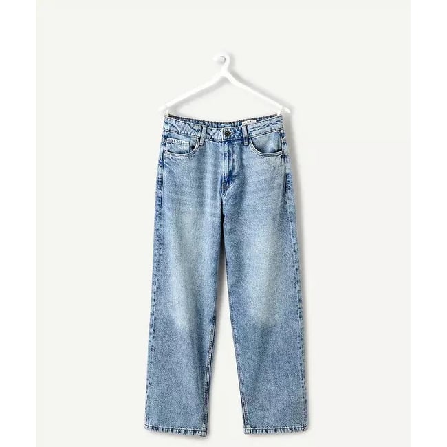 Jean large baggy denim bleu <span itemprop=
