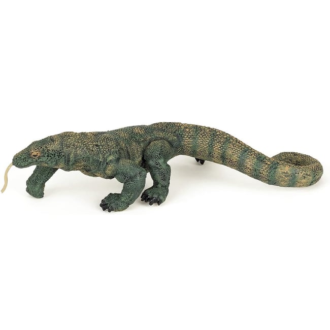 Figurine Dragon de Komodo marron <span itemprop=