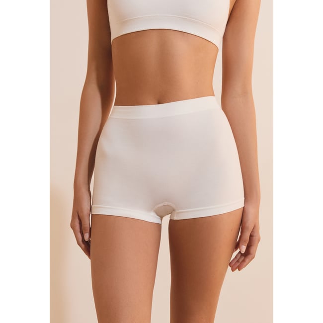 Short boyleg sans coutures en coton biologique AMANDE - ETAM