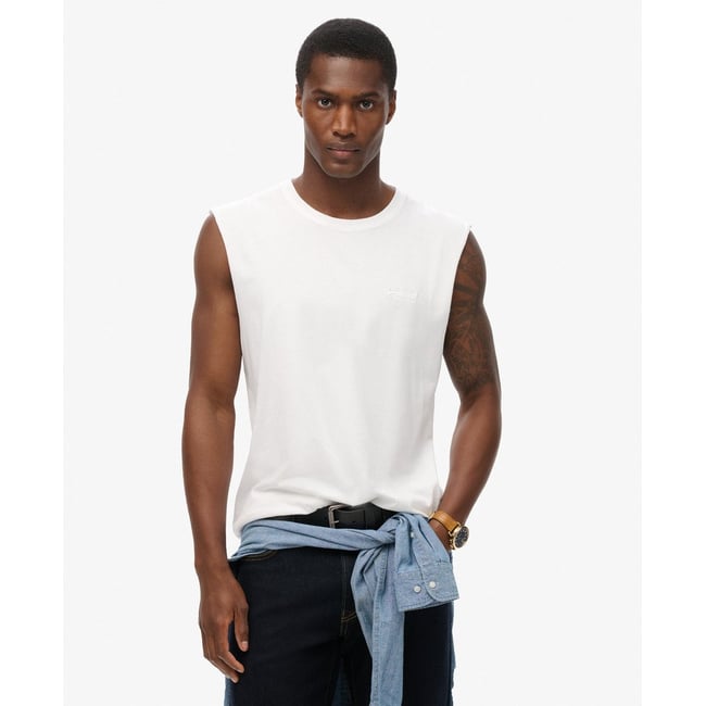 Débardeur Logo Essential en Coton Bio - SUPERDRY
