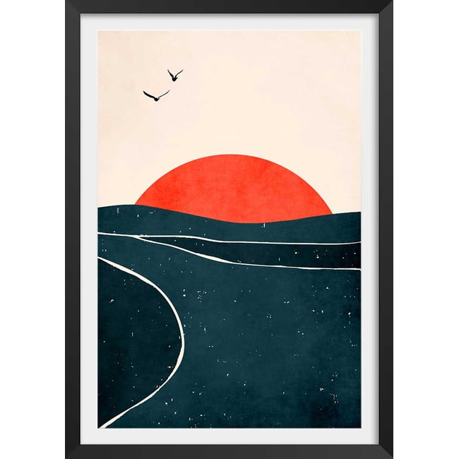 Affiche paysage Brise au sunset - HEXOA