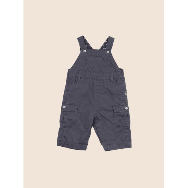 Salopette - Etat satisfaisant gris <span itemprop=