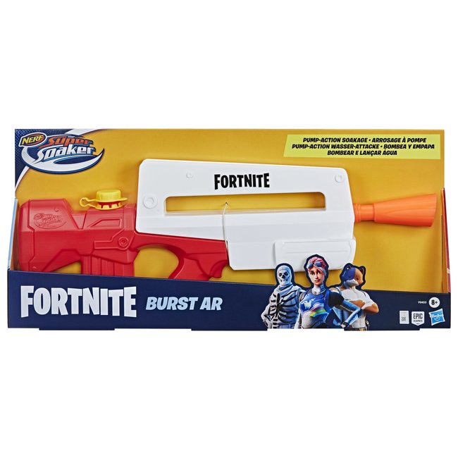 Blaster à eau nerf super soaker fortnite burst ar - HASBRO