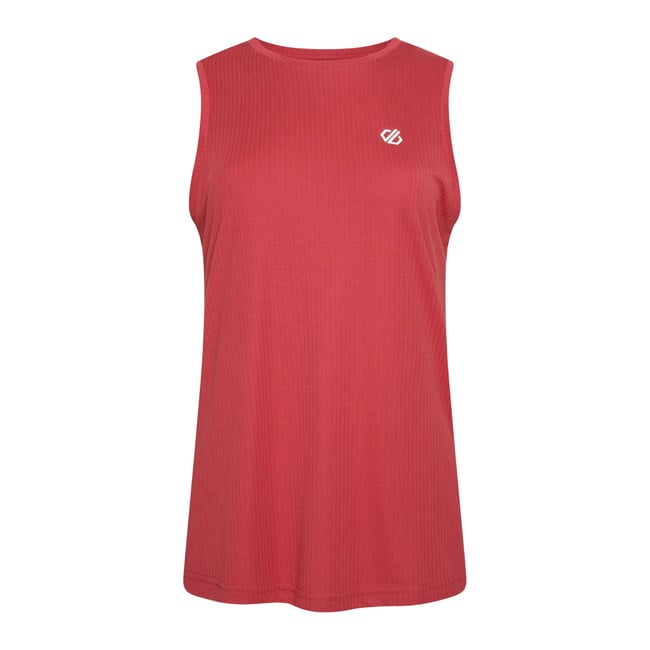 Débardeur uni et décontracté motif/style côtelé rouge <span itemprop=