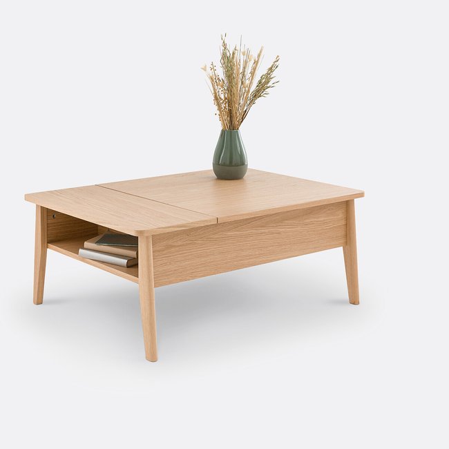 Suzon Lift-Top Oak Veneer Coffee Table, natural, LA REDOUTE INTERIEURS