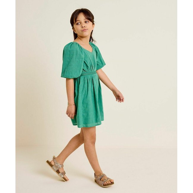 Kurzärmeliger Jumpsuit, reine Baumwolle grün <span itemprop=
