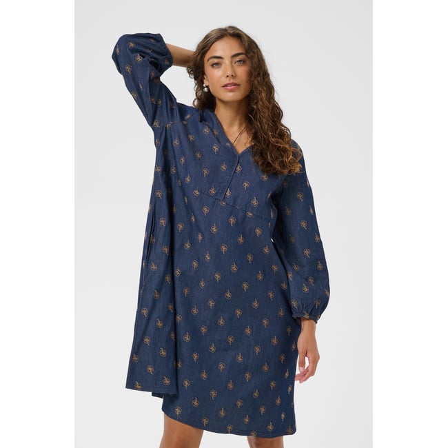 Robe bleu rinse wash <span itemprop=