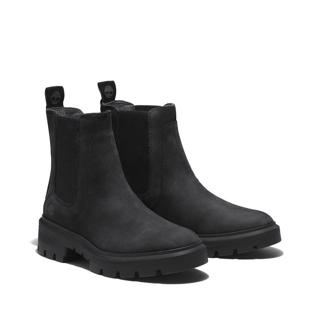 Cortina Valley Chelsea Boots in Leather, black, TIMBERLAND
