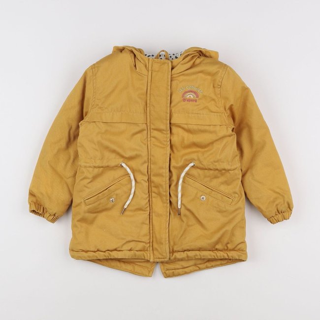 Manteau - Très bon état jaune <span itemprop=