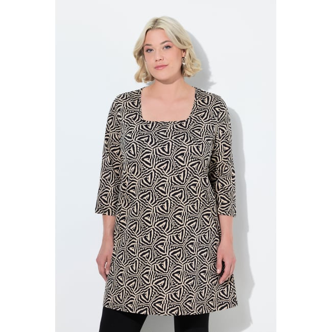 T-shirt long noir <span itemprop=