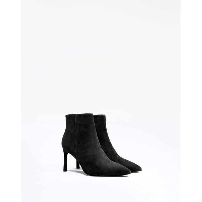 Bottines à bout pointu et en daim NOURA - MI MAI